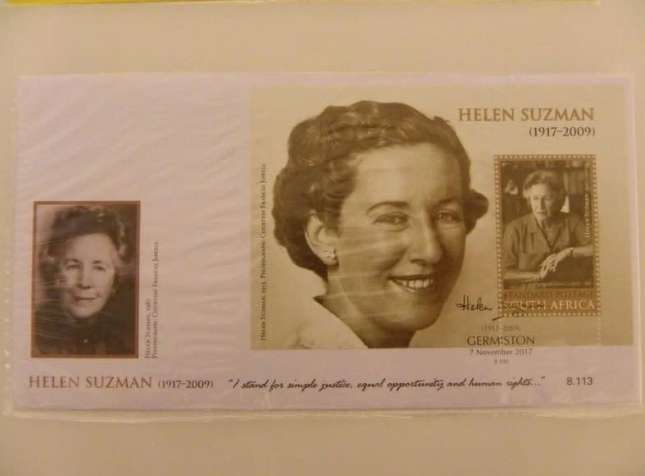 South Africa - 2017 Helen Suzman FDC 8.113