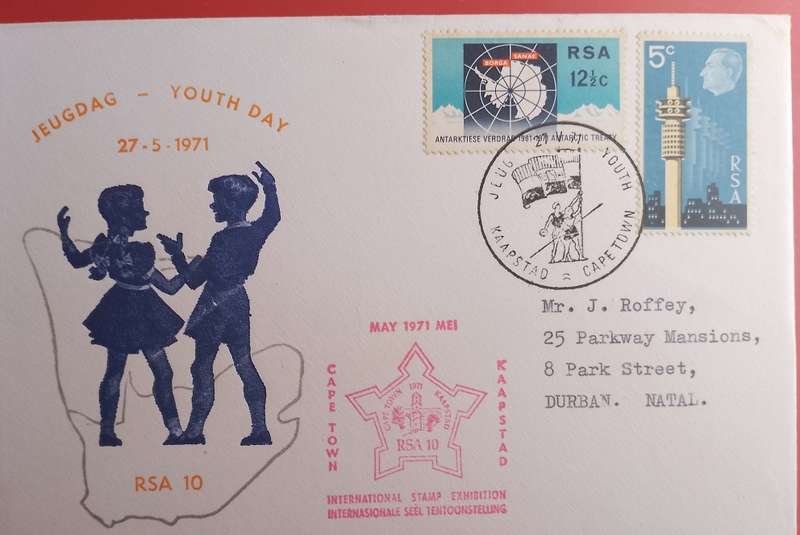 RSA YOUTH DAY INTERNATIONAL STAMPS DAY 1976