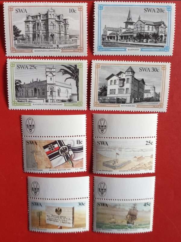 SWA CONTROL BLOCKS SETS MNH X2 -1984