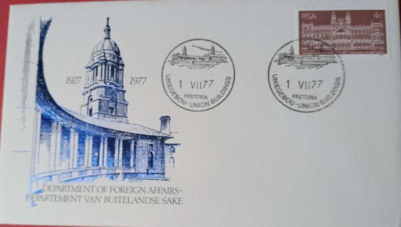 1977 RSA Department of Foreign Affairs Commemorative Cover