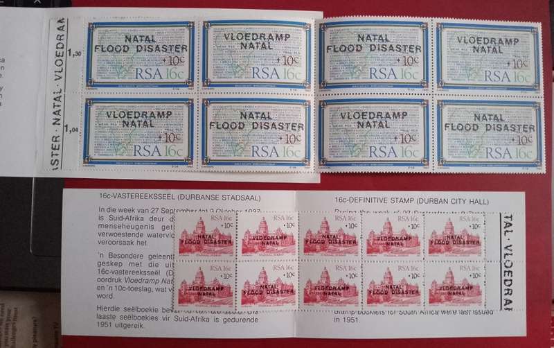 NATAL FLOOD DIASTER RELIEF 1987 BOOKLETS X2