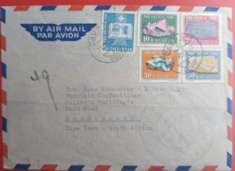 SWISS FLIGHT DAVO TO CAPETOWN 1961