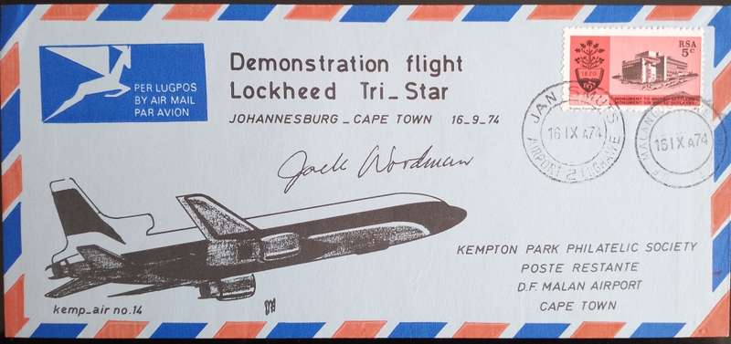 DEMONSTRATION FLIGHTLOCKHEAD TRI_STAR JHB-CAPETOWN 1974