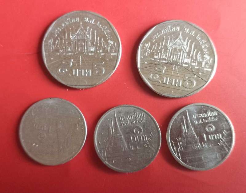 THAILAND x5 COINS