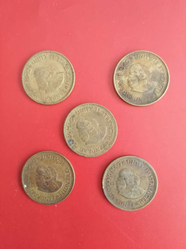 RSA 1961-1/2CENTS LARGE ONWARDS X4 (B)