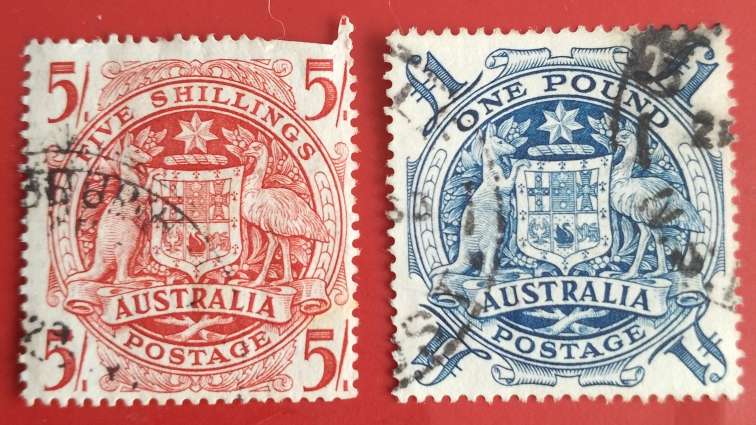 AUSTRALIA SG224A AND224B USED