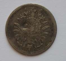 20 PFENNIG 1874 GERMAN REICH SILVER - NOTE HAS A DENT ON THE BACK SEE SCANS-SCARCE COIN