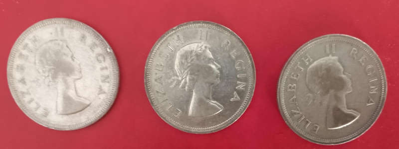 union x3 silver 21/2 shillings