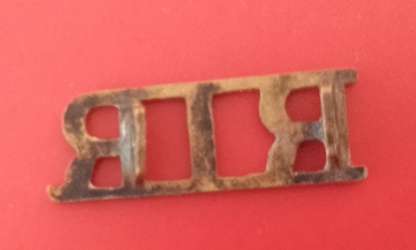 WWI royal engineers  corps (george v) cap badge-SCARCE