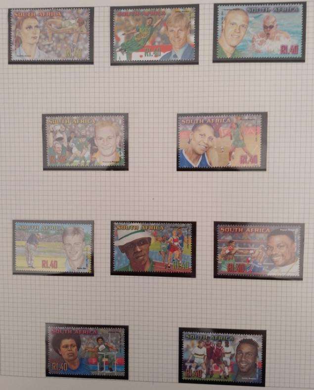 MODERN RSA ABUM FROM 2001-2005 MNH MINI& SHEETLETS AND SETS OF STAMPS CAT VAUE R3400
