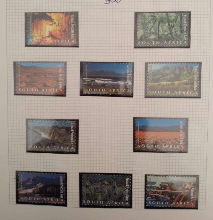 MODERN RSA ABUM FROM 2001-2005 MNH MINI& SHEETLETS AND SETS OF STAMPS CAT VAUE R3400