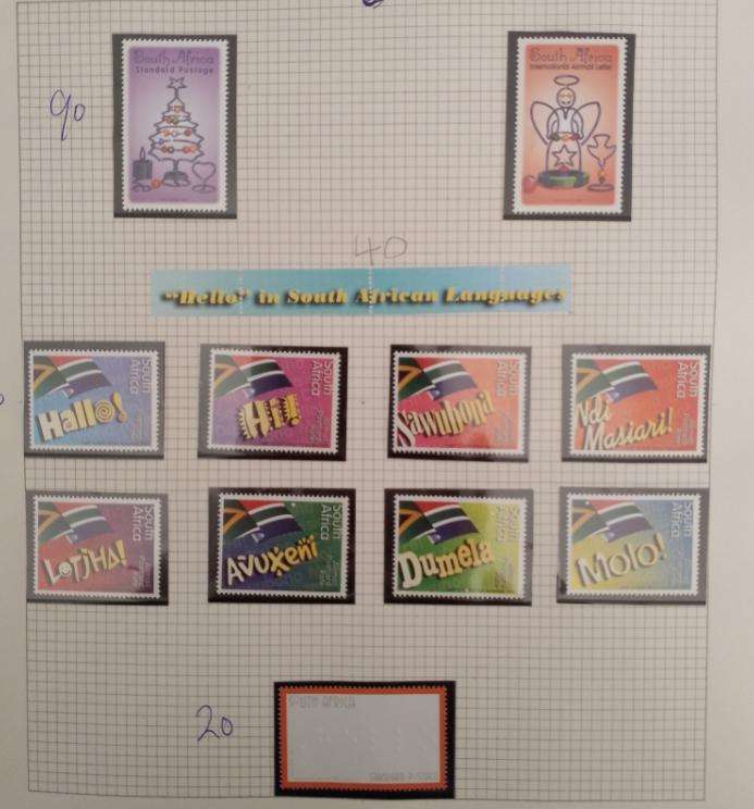 MODERN RSA ABUM FROM 2001-2005 MNH MINI& SHEETLETS AND SETS OF STAMPS CAT VAUE R3400