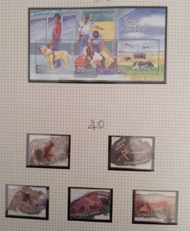 MODERN RSA ABUM FROM 2001-2005 MNH MINI& SHEETLETS AND SETS OF STAMPS CAT VAUE R3400