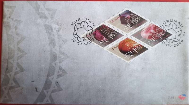 South Africa - 2009 Gemstones FDC 7.151
