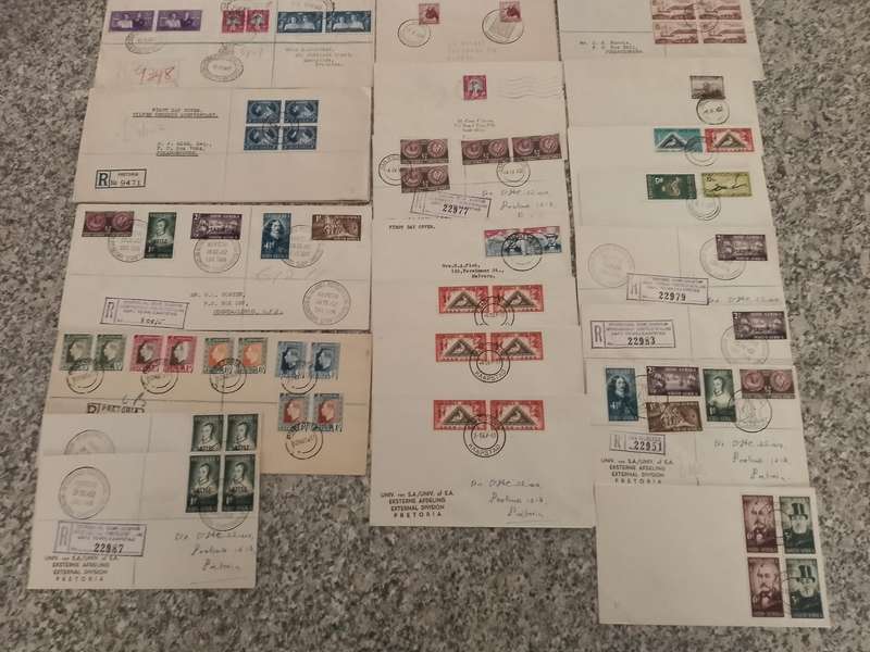 UNION PRIVATE COVERS X23 WITH CORRECT DATE STAMPS ON MOST