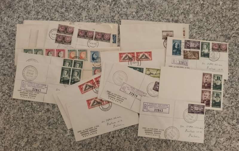 UNION PRIVATE COVERS X23 WITH CORRECT DATE STAMPS ON MOST