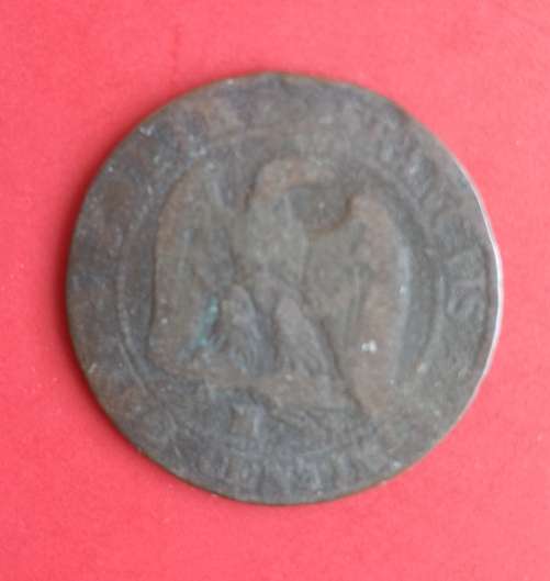 NAPOLEON III-10 CENT COIN 1856
