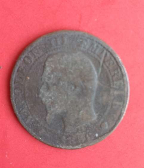 NAPOLEON III-10 CENT COIN 1856