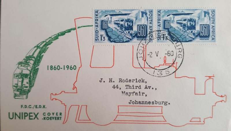UNIPEX 1860-1960 fdc