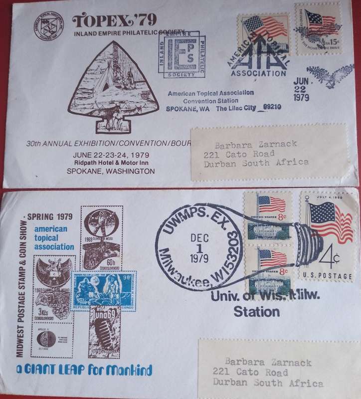 USA X2 FDCS FROM 1979