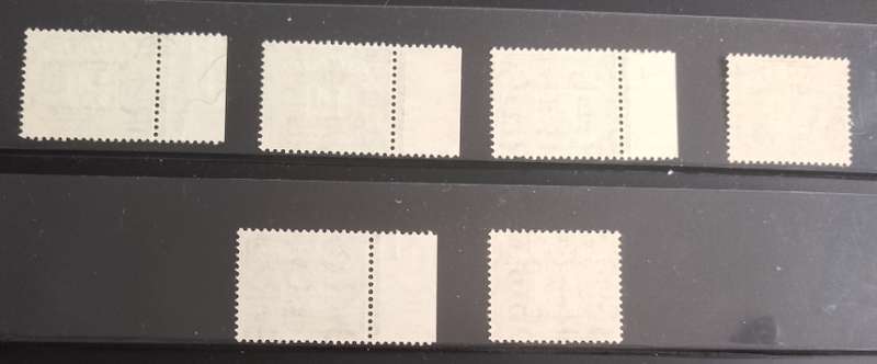 SOUTHERN RHODESIA 1951 POSTAGE DUE COMPETE SET MNH