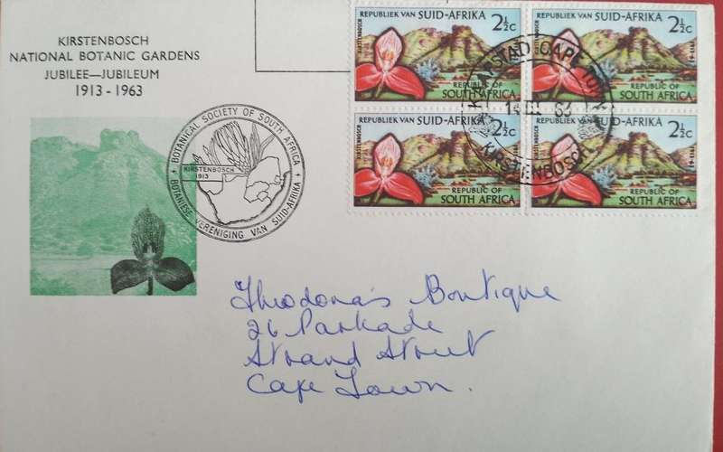UNION KIRSTENBOSCH BOTANIC GARDENS 50 YEARS 1963