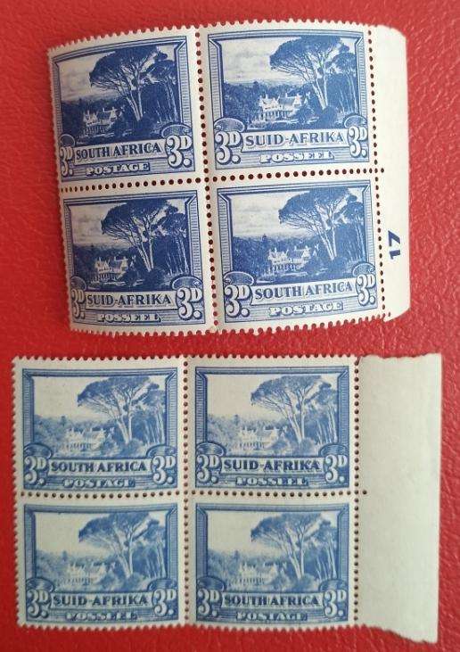 UNION 3d 2 BLOCKS 1 IS CONTROL BLOCK #17 MINT PART GUM