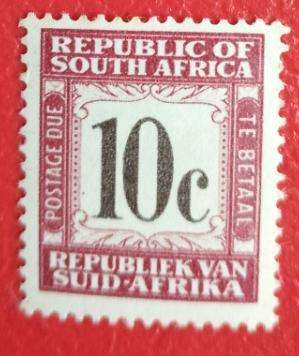 RSA POSTAGE DUE SACC 55 10c MNH