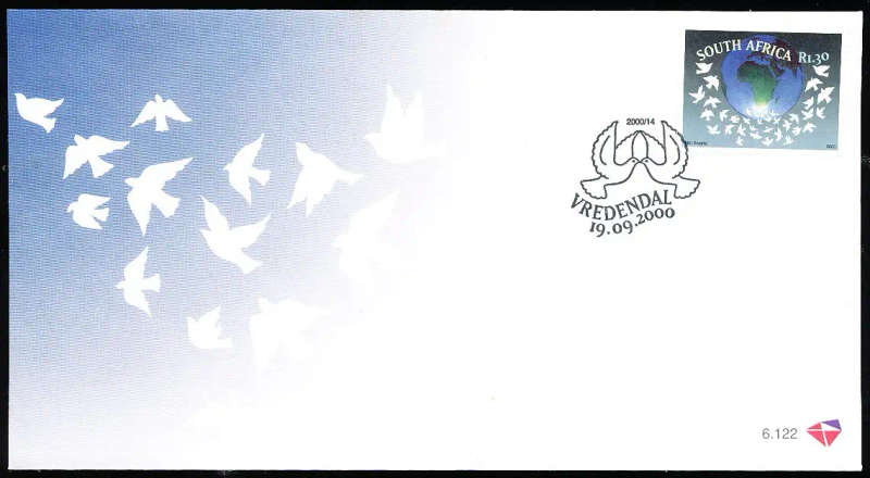RSA - 2000 - Year of Peace fdc #6.122