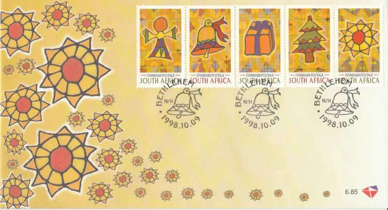 RSA 1998-10-09 Christmas 1998 FDC 6.85 (18 000) [SACC R38]