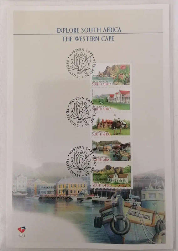 EXPLORE SOUTH AFRICA THE WESTERN CAPE FOLDER # 6.81