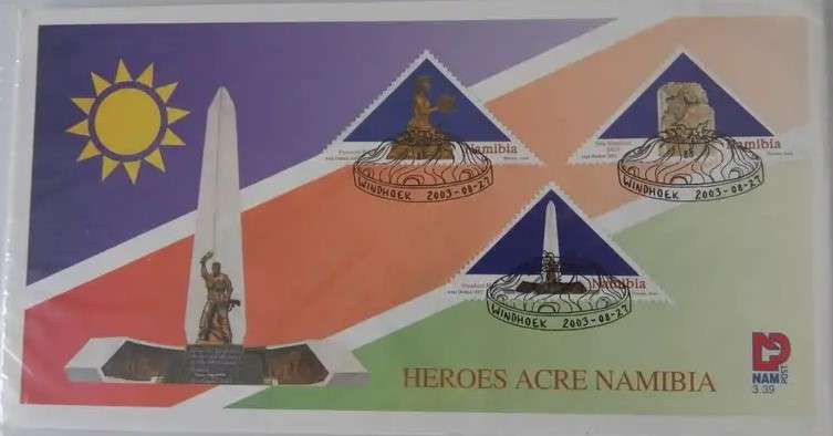 Namibia 3.39 (2003) - Heroes Acre Namibia Official FDC