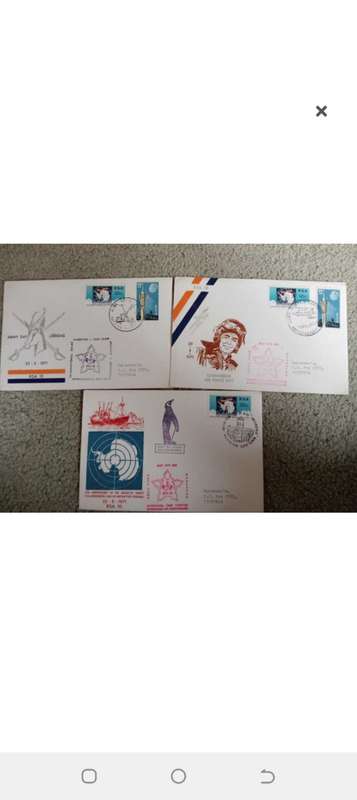 RSA INTERNATIONAL STAMP EXHIBITION  1971 X3 FDCS
