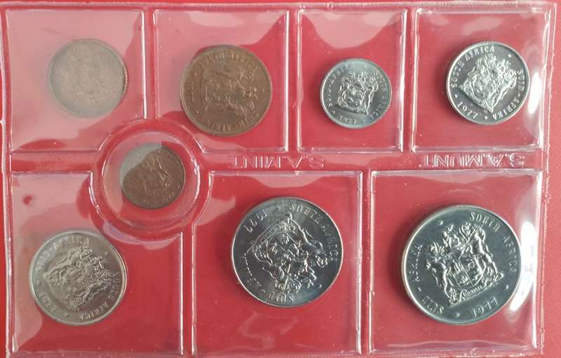 1977 South Africa (UNC) Uncirculated Mint Pack Set * Mintage ONLY 20,000*
