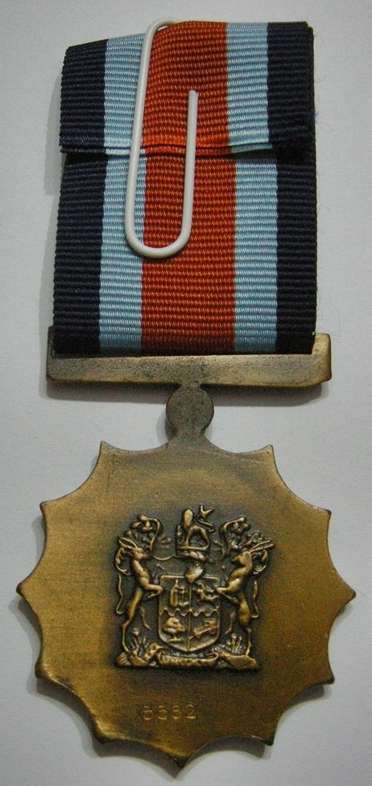 Full Size Military Merit Medal Numbered at Back w/ Bar In Original Box