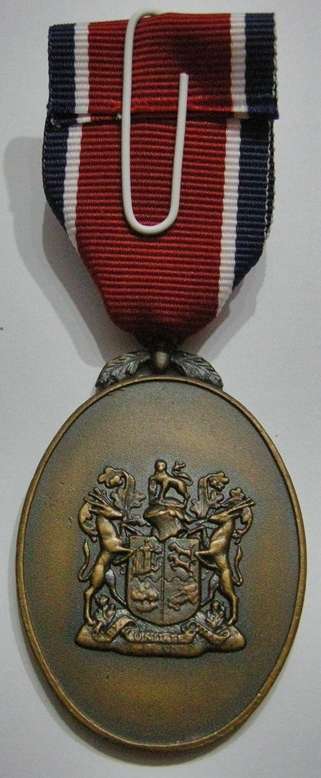 Full Size John Chard Medal NOT Numbered Thick Lettering Small Thin Suspender Ring