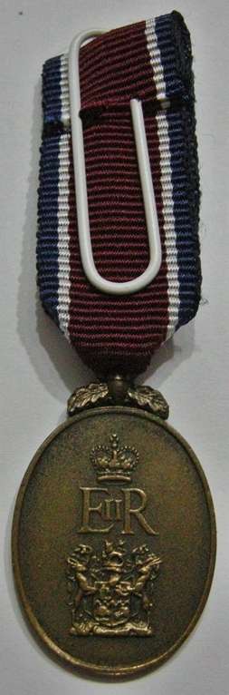 Miniature John Chard Medal w/ Royal Cypher