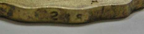 Full Size SADF Good Service Medal 30 Years Nr 236 on Rim (Specific Medal in Matthysen) w/ Bar
