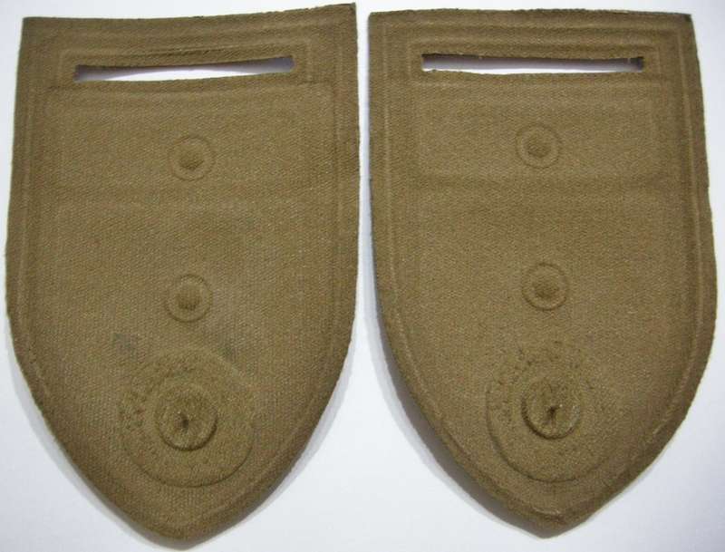 Regiment Bloemspruit Rubberised Shoulder Flashes Pair Pins Intact