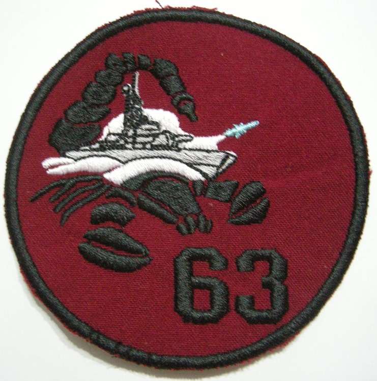 SA Navy SAS Frederick Creswell Strike Craft P1563 Cloth Patch Embroidered on Material 90mm
