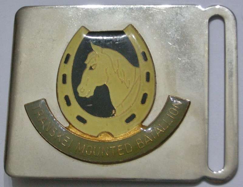 Transkei Mounted Battalion Stable Belt Buckle