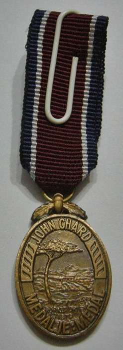 Miniature John Chard Medal Voided Acorn Light Type