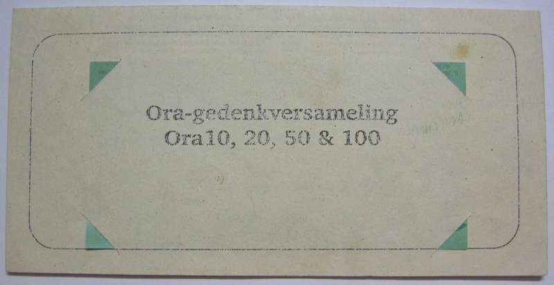 Orania Ora-gedenkversameling A Series 0895