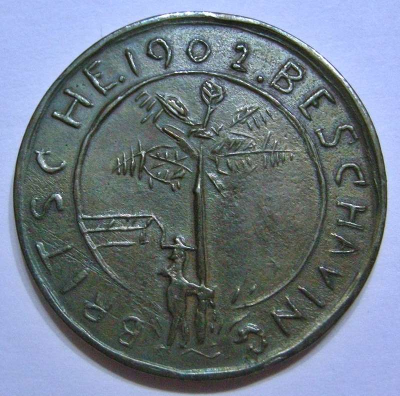Boer War Ceylon Ragama Camp Scum of the Scum Medallion 1902
