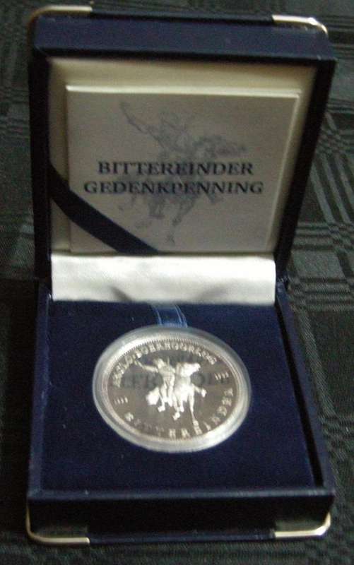 Anglo-Boereoorlog Bittereinder Gedenkpenning No 1 Certificate of Authenticity Original SA Mint Box