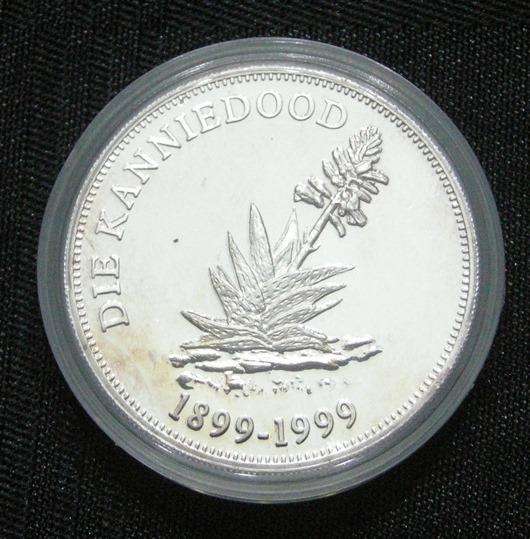 Anglo-Boereoorlog Bittereinder Gedenkpenning No 1 Certificate of Authenticity Original SA Mint Box