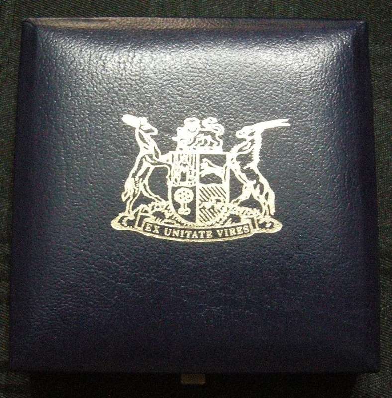 Silver Bible Society of SA Bibliathon Medallion In Original SA Mint Box