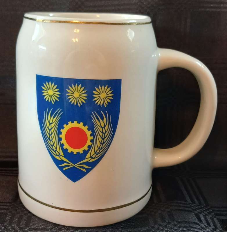 Northern Transvaal Maintenance Unit 500ml Beer Mug Marked Continental China