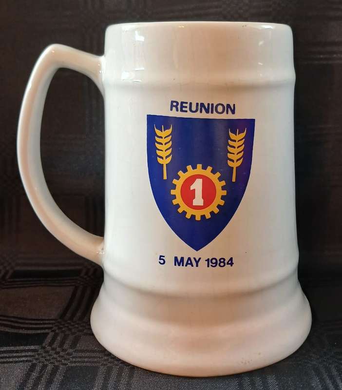 1 Maintenance Unit Reunion 5 May 1984 / Reunie 1984 Beer Mug