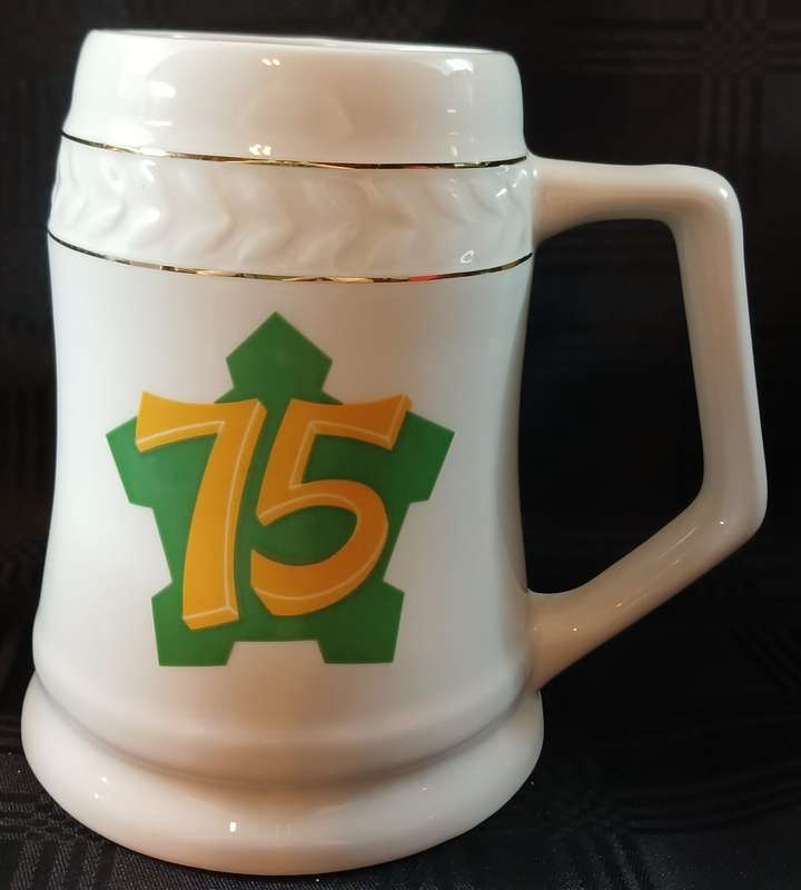 SA Army 75 Year Beer Mug